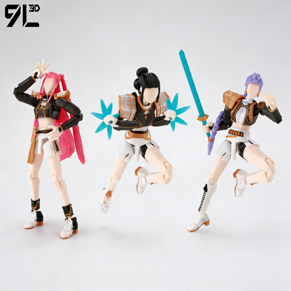 3D Printing Character - 9L3D Printe Games Series Lucky13 Dummy13