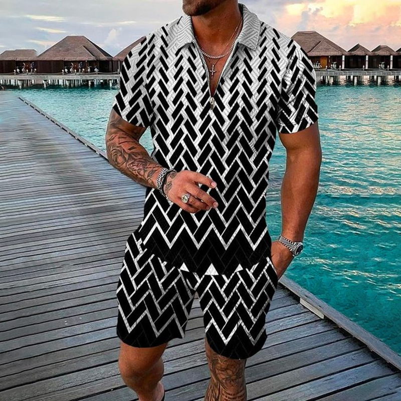 3D Printing Jersey - 3D Print Nationality Style Men's Short