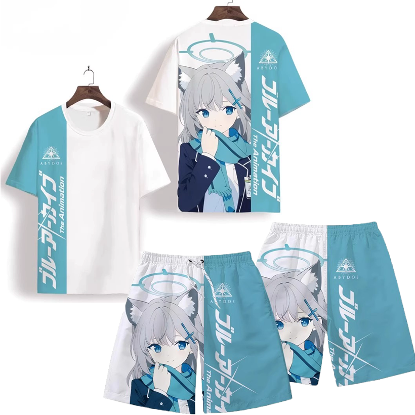3D Printing Jersey - Men's Suits Anime Blue Archive Takanashi