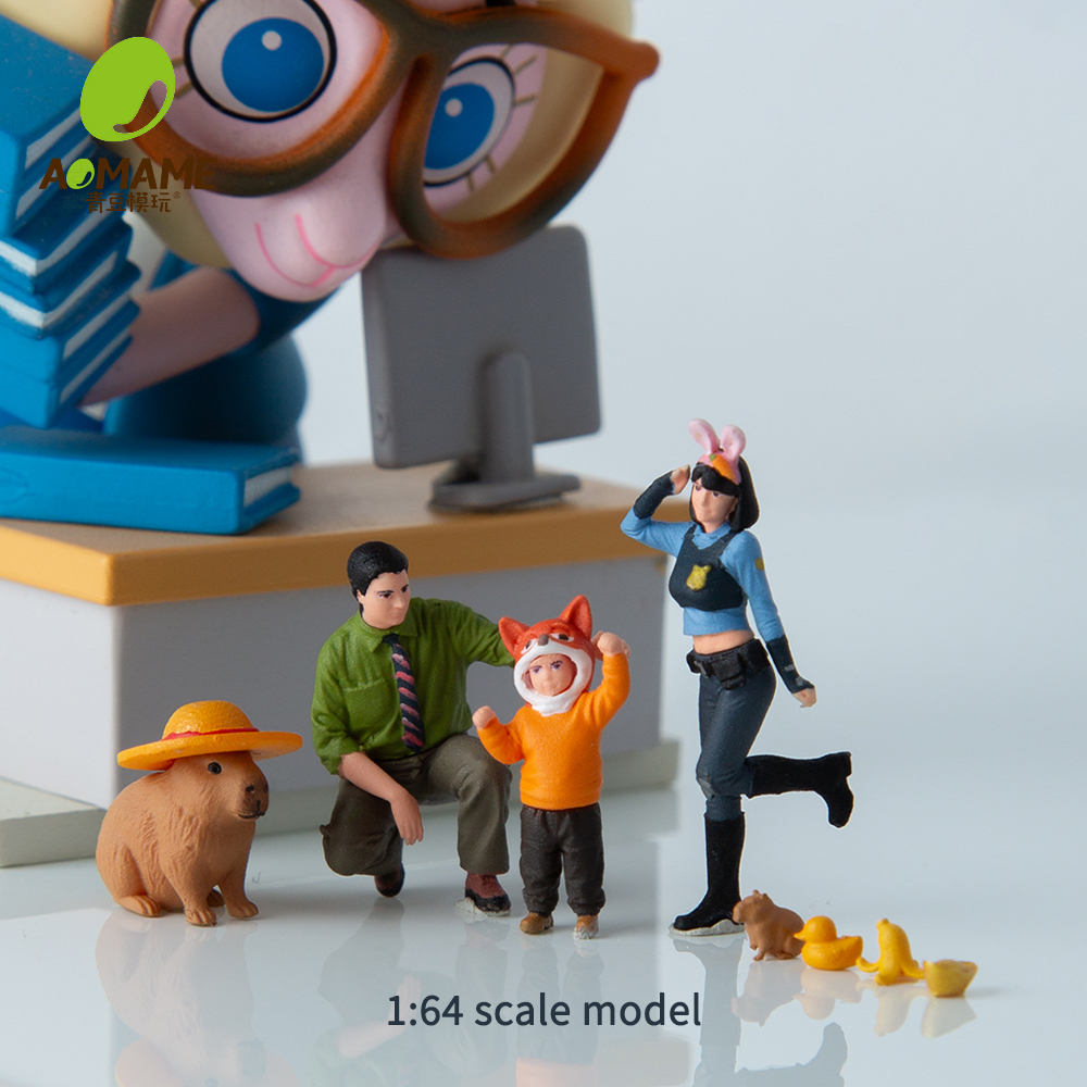 3D Printing Character - Kicarmod 1/64 Zoo Character Costume Set