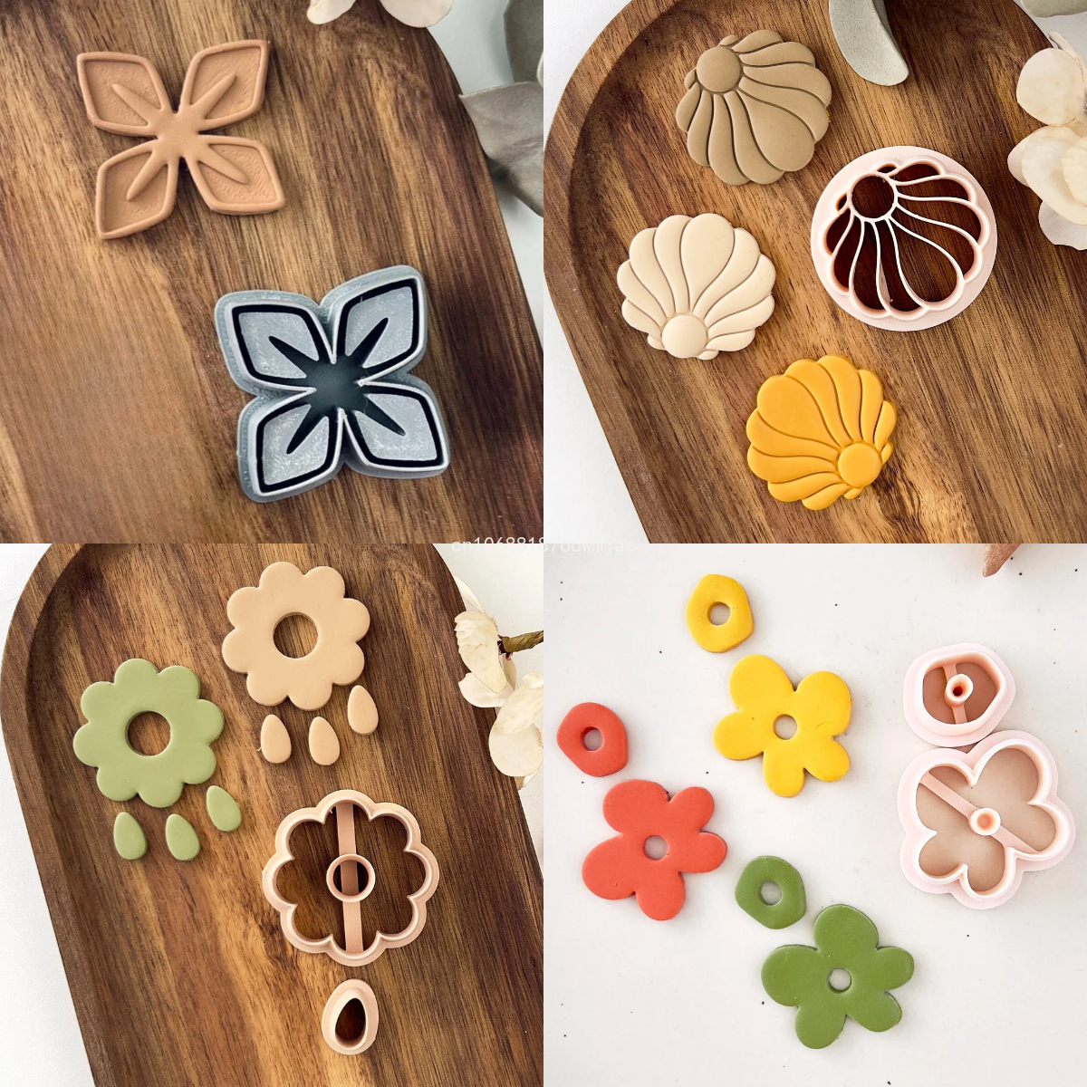3D Printing Jewelry - Lily Shape Polymer Clay Cutters |