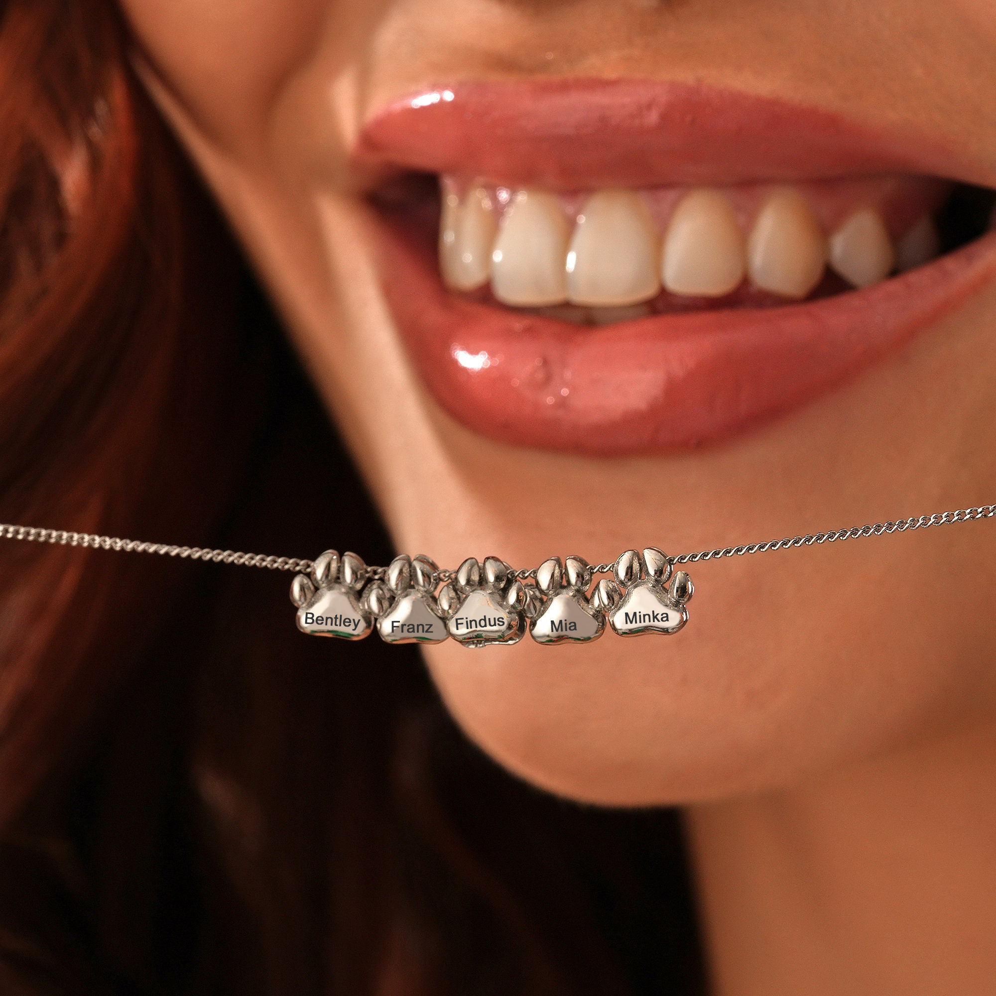 3D Printing Jewelry - Engraving Name Necklace Gift Personalized 3D