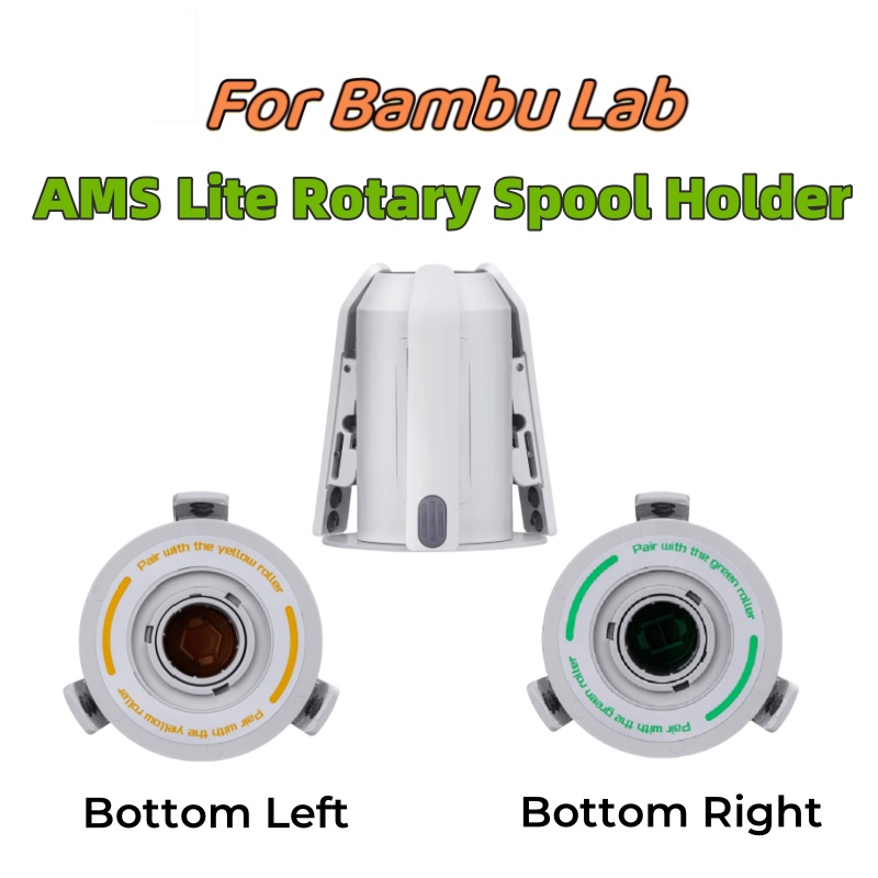 3D Printer Enclosure Frame - AMS lite Rotary Spool Holder for