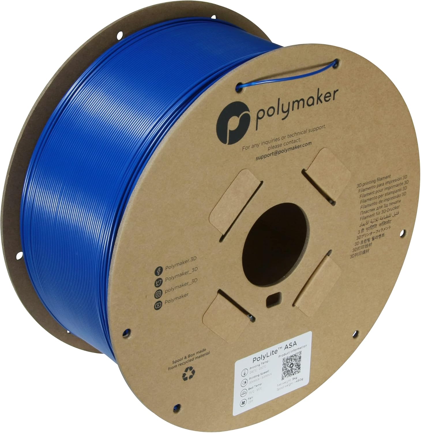 Asa Filament Outdoor - ASA 3D Printing Filament 1.75mm Blue,