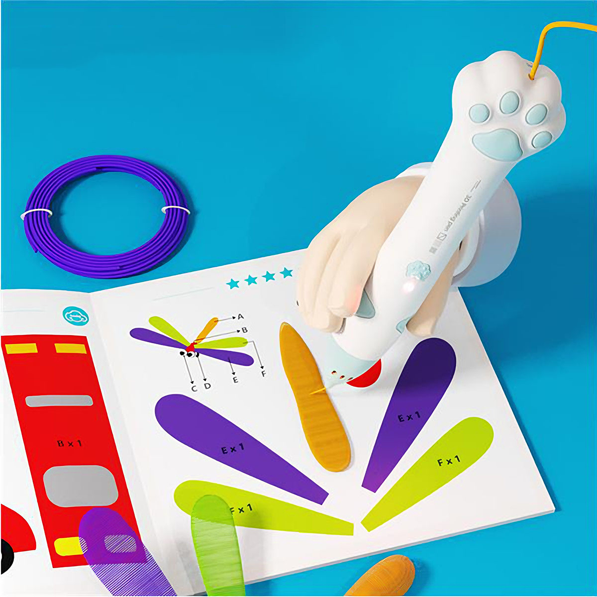 3D Printing Pen - Rechargeable 3D Printing Pen Low Temperature