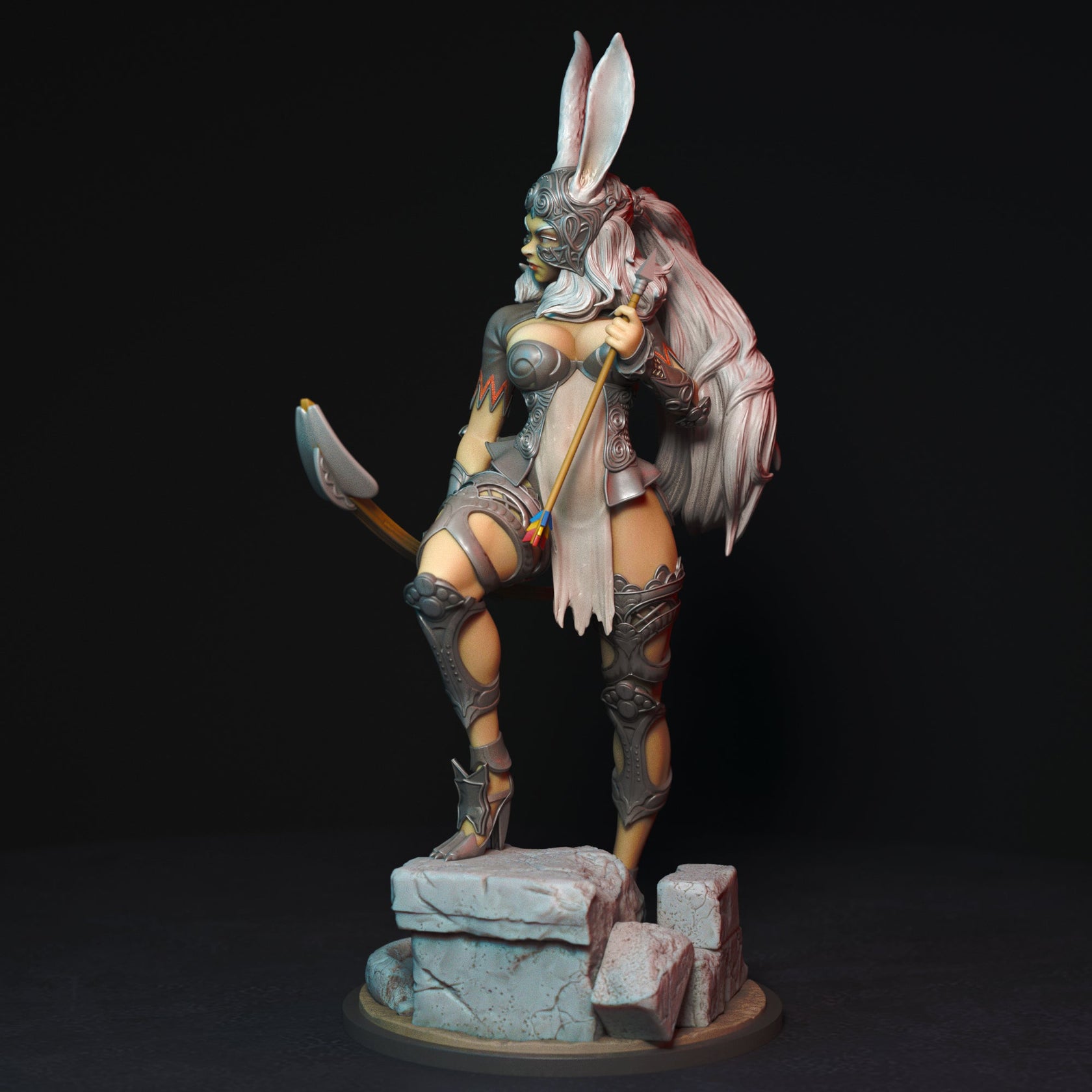 3D Printing Rabbit - 1/24 3d Printing Model Kit Resin