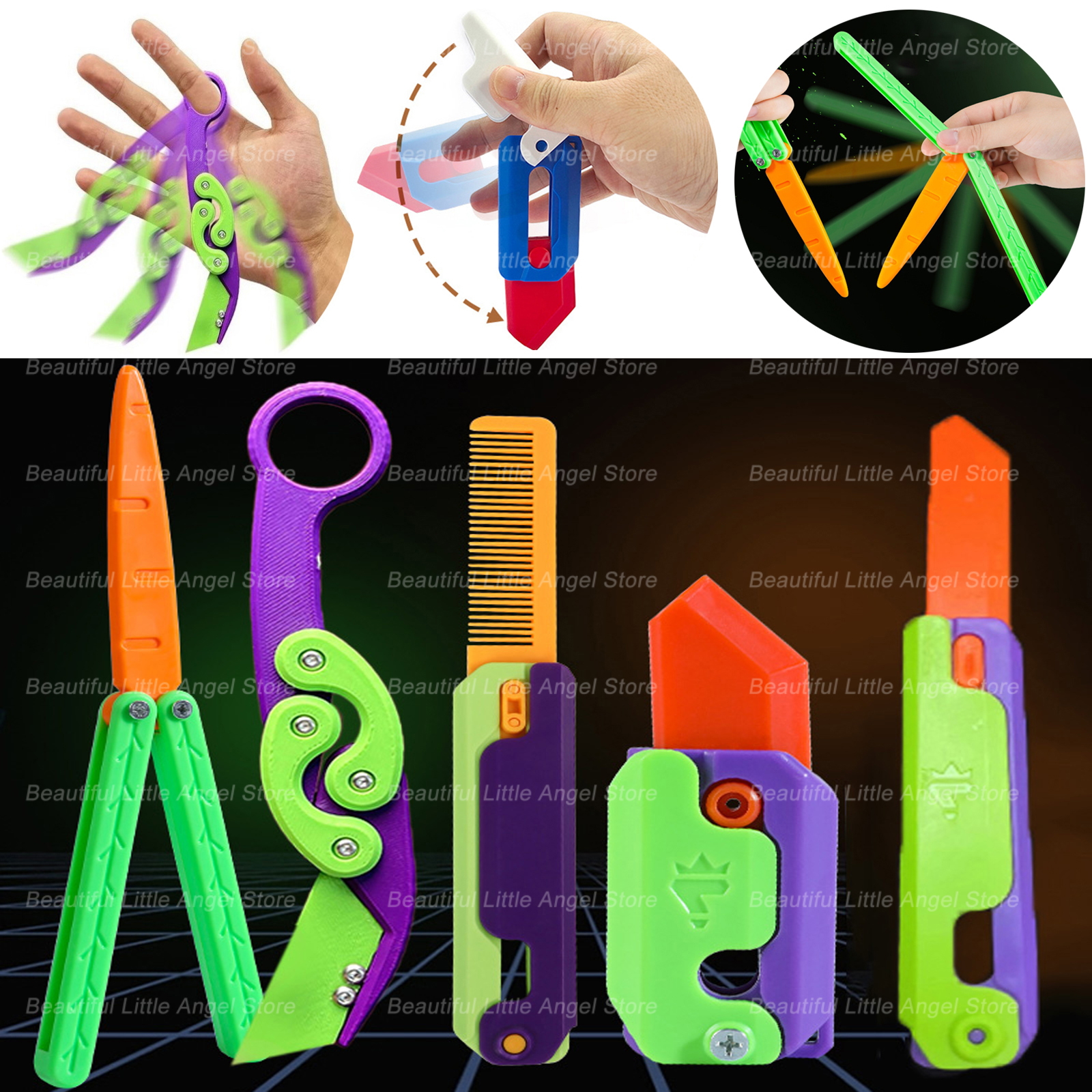 3D Printing Files - New Knife Fidget Toy 3D Printing