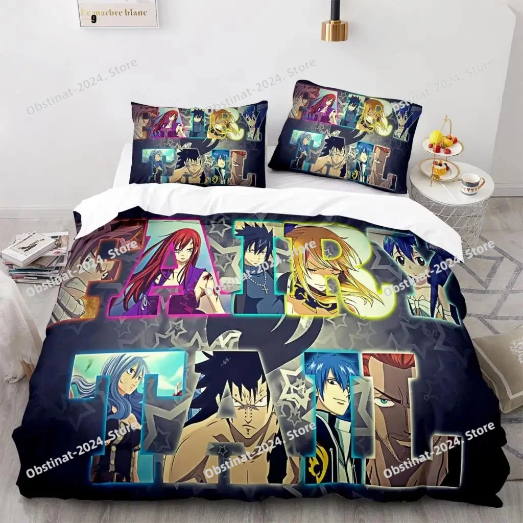 3D Printing Case - 3D Fairy Tail Natsu Anime Bedding
