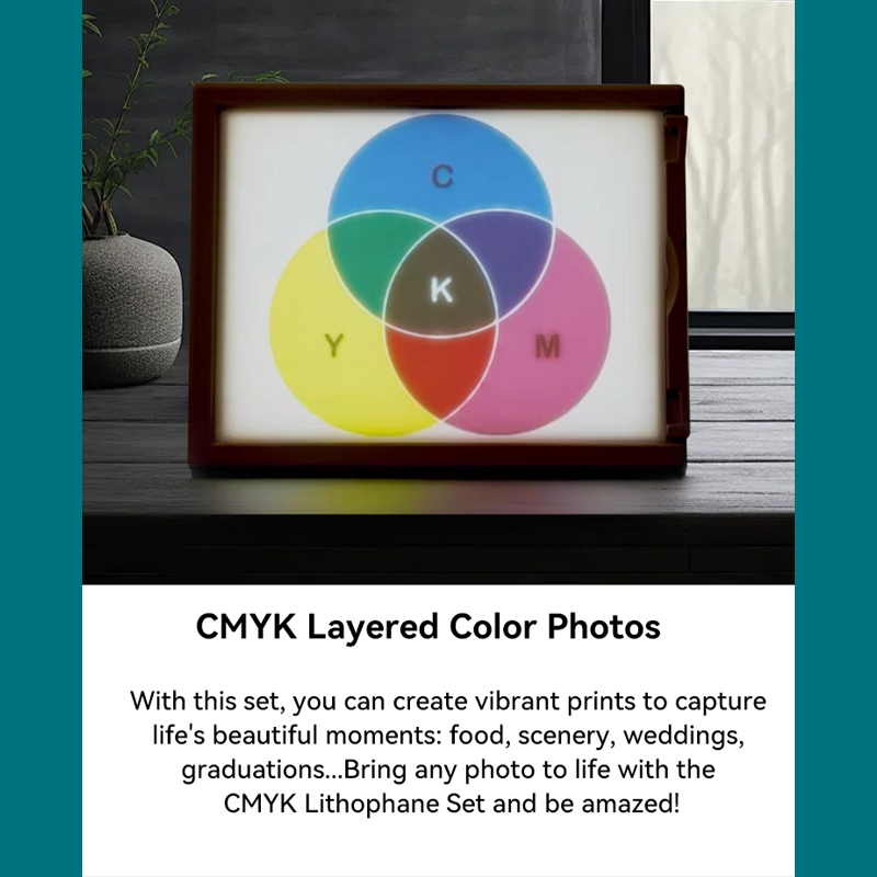 Lithophane CMYK PLA Filament 3 - 3D Printer Enclosure Frame 评论和价格