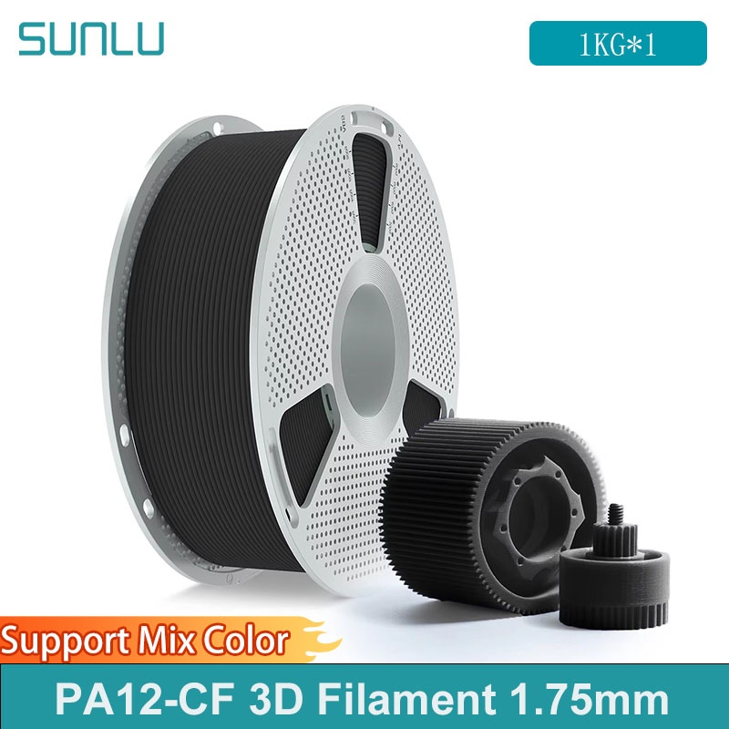 SUNLU PA12-CF 3D Filament 1.75 - 3D Printing Industrial 评论和价格