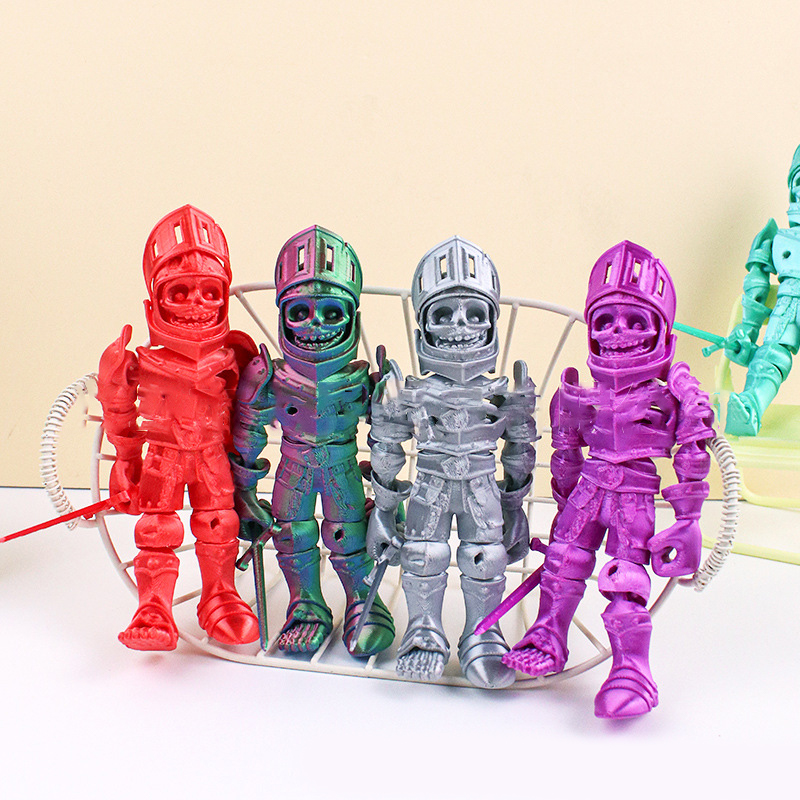 3D Printed Skeleton Action Fig - 3D Printing Action Figure 评论和价格