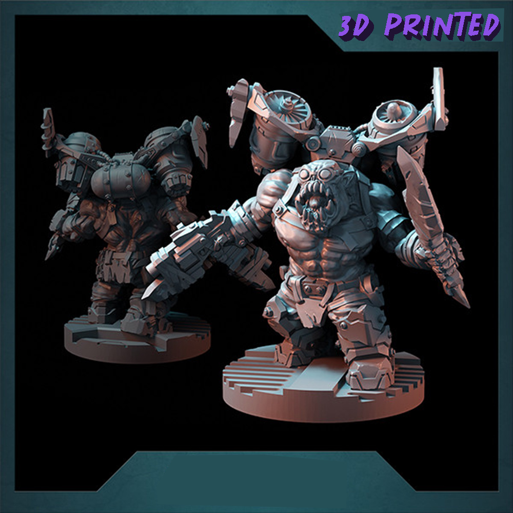 Rocket Orcs  Armour Miniature, - 3D Printing Action Figure 评论和价格