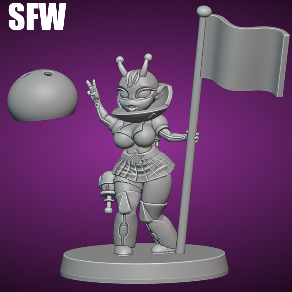 Space Explorer Alien NSFW 1/24 - 3D Printing Rabbit 评论和价格