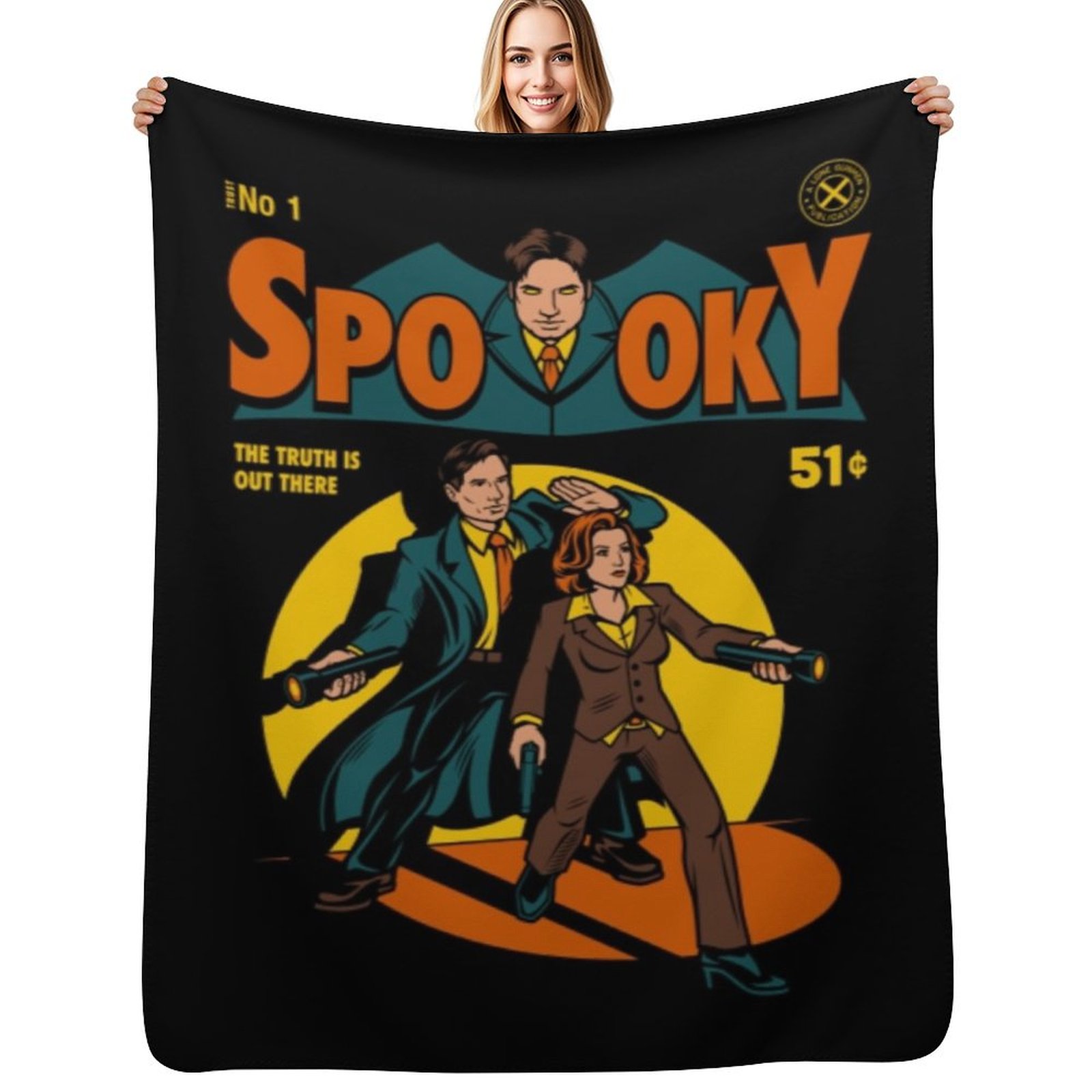 X Files, Spooky Comic Throw Bl - 3D Printing File Free 评论和价格