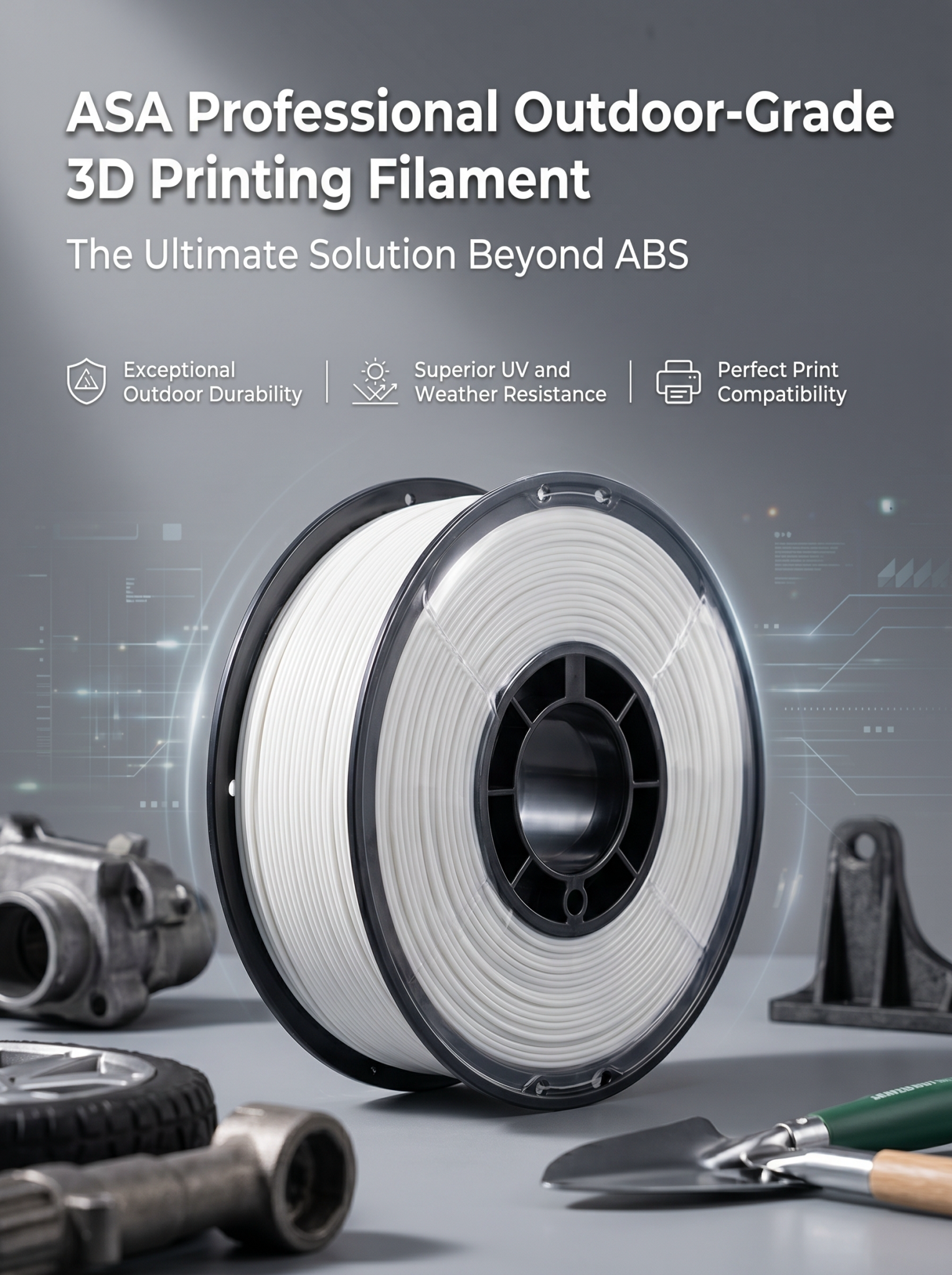 ASA 3D Printer Filament: Super - Asa Filament Outdoor 评论和价格