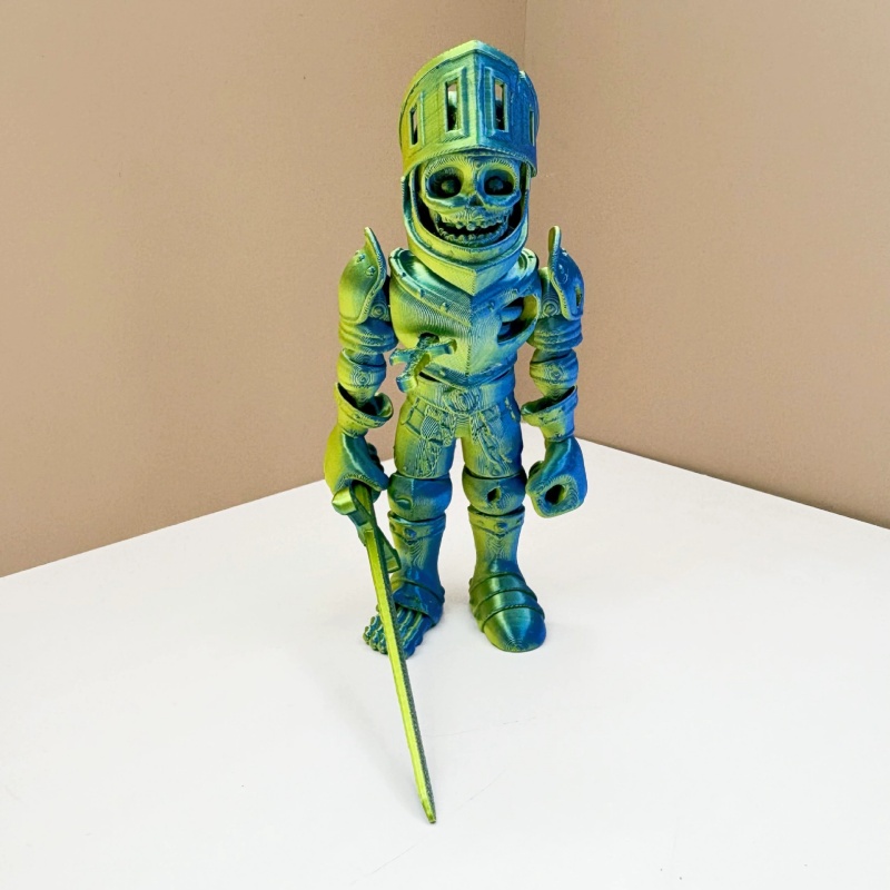 3D Printed Skeleton Knight Act - 3D Printing Action Figure 评论和价格