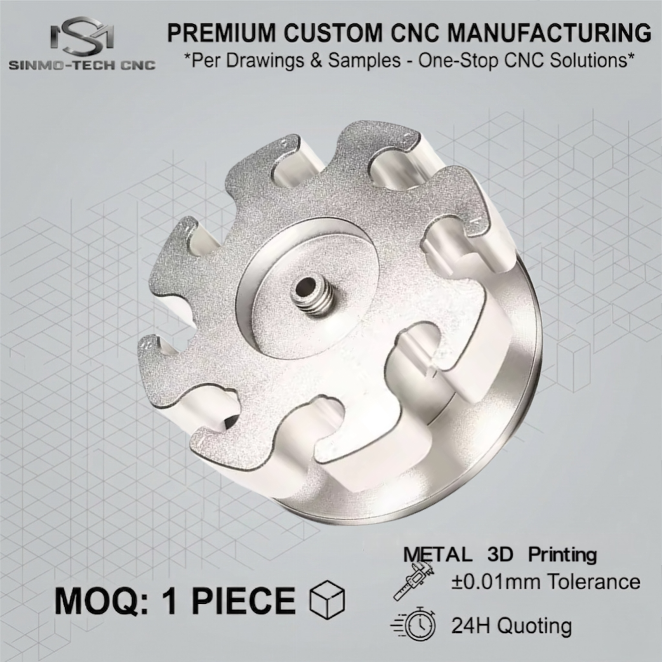 Custom Titanium 3D Printing Se - 3D Printing File Free 评论和价格