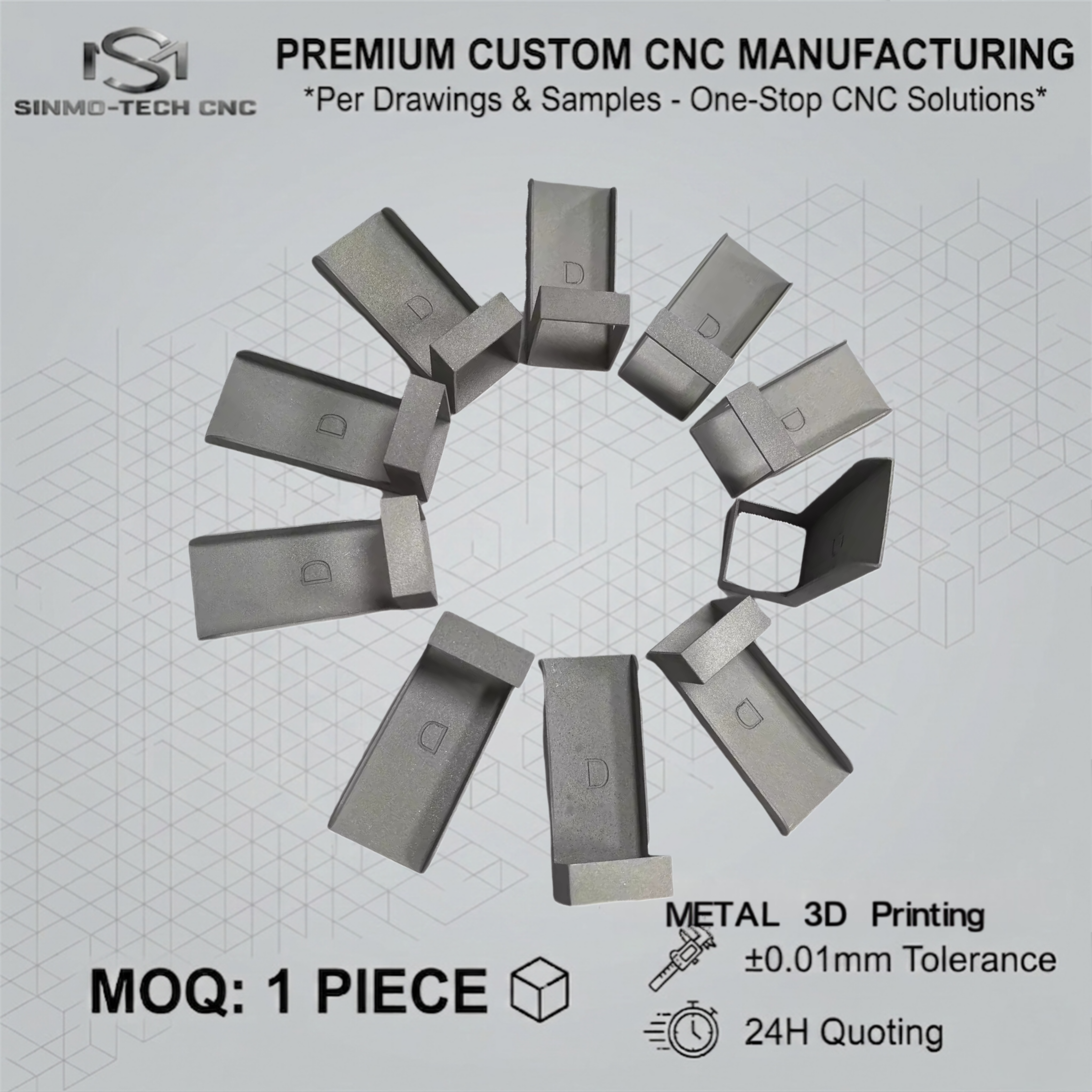 Custom Titanium 3D Printing Se - 3D Printing File Free 评论和价格