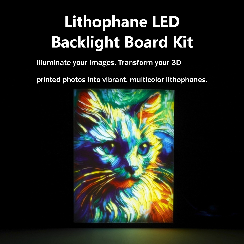 Lithophane CMYK PLA Filament 3 - 3D Printer Enclosure Frame 评论和价格