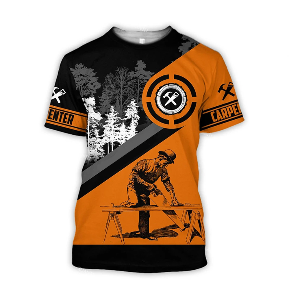 Carpenter 3d Printed Men's T-S - 3D Printing Engineer 评论和价格