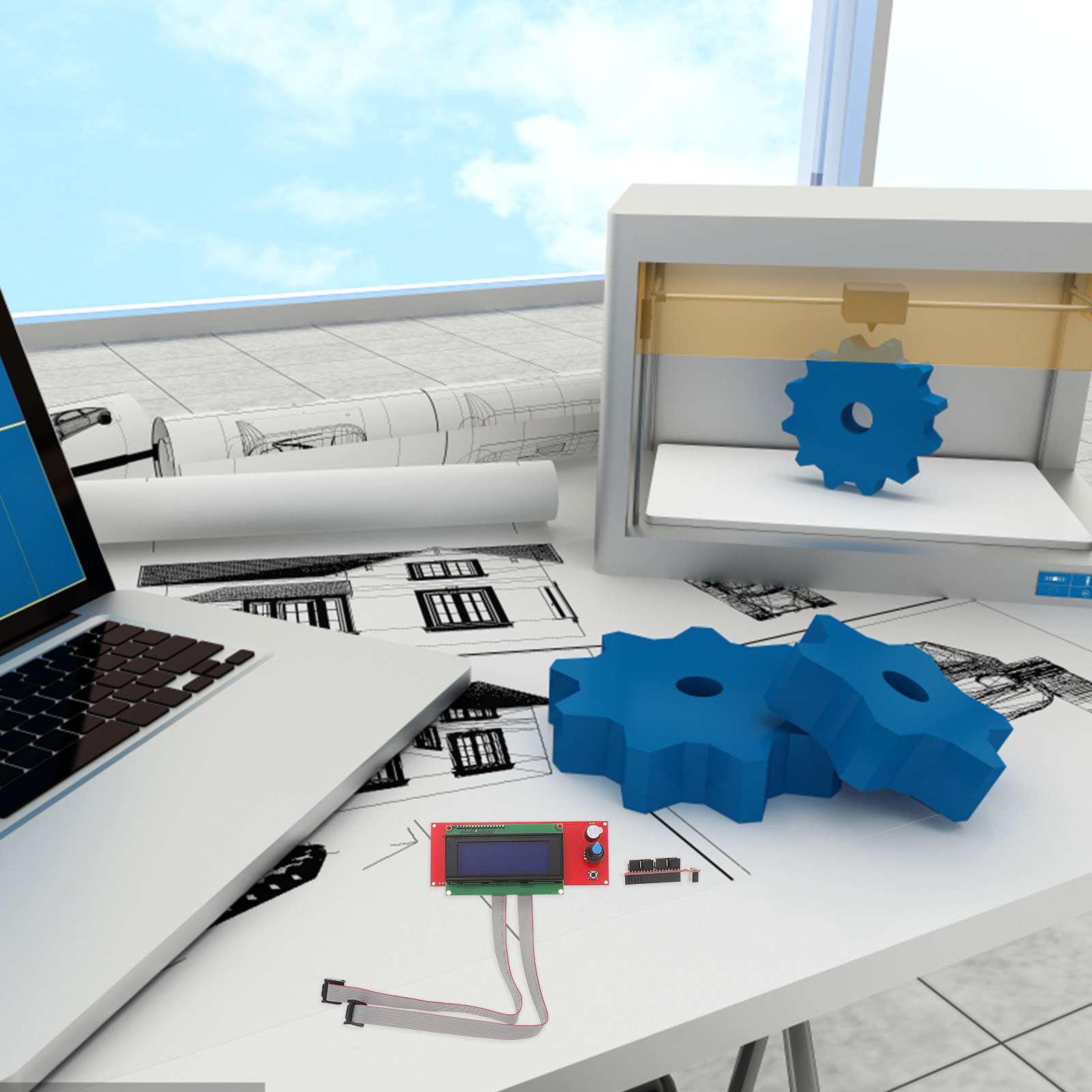2004 Controller for 3D Printer - 3D Printing File Free 评论和价格