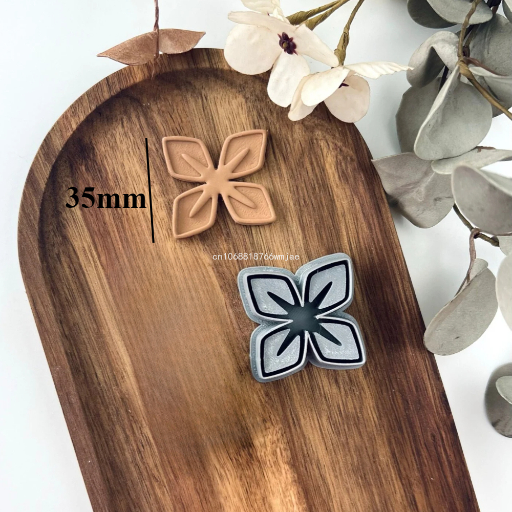 Lily Shape Polymer Clay Cutter - 3D Printing Jewelry 评论和价格