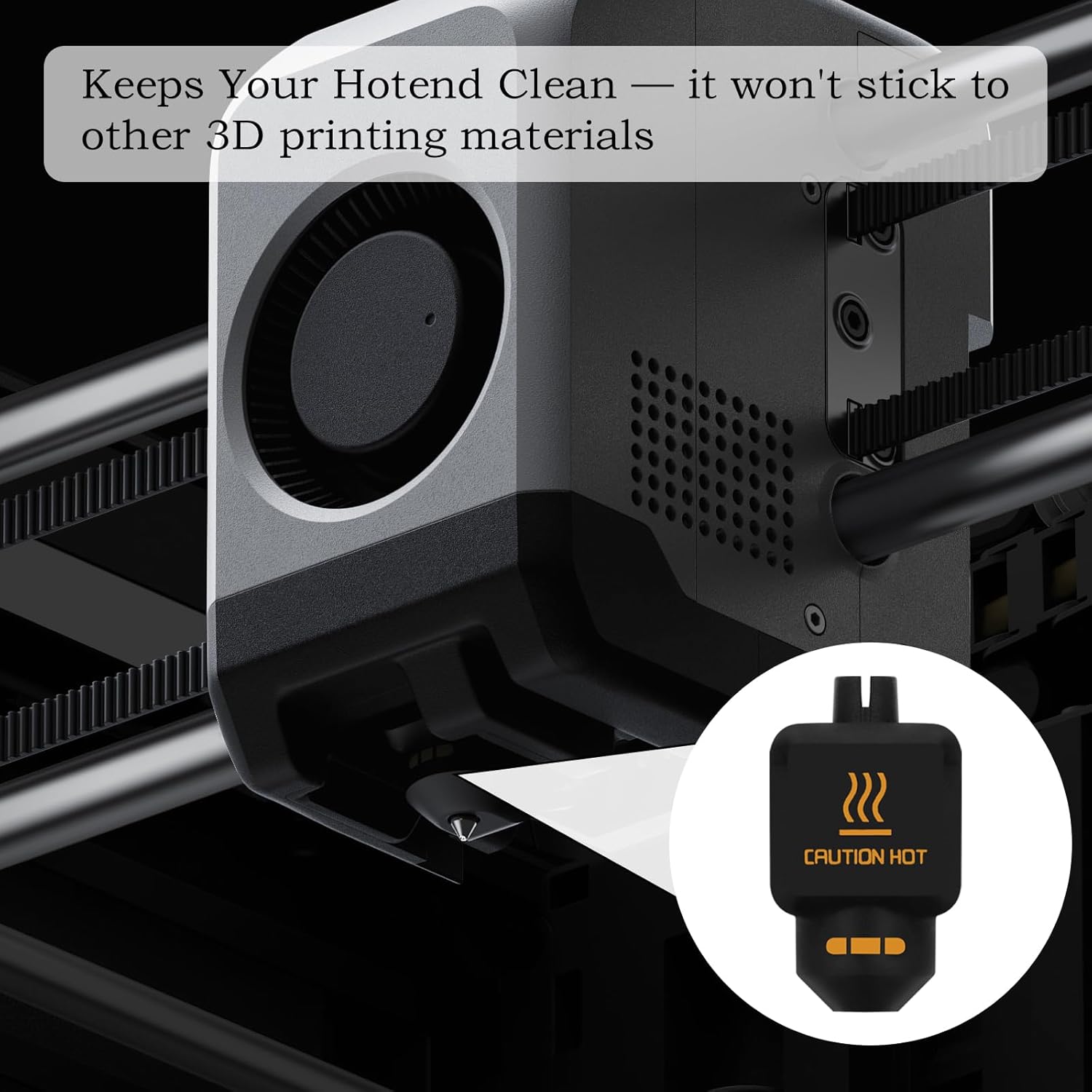 10Pcs Black Silicone Sock for  - 3D Printer Extruder 评论和价格
