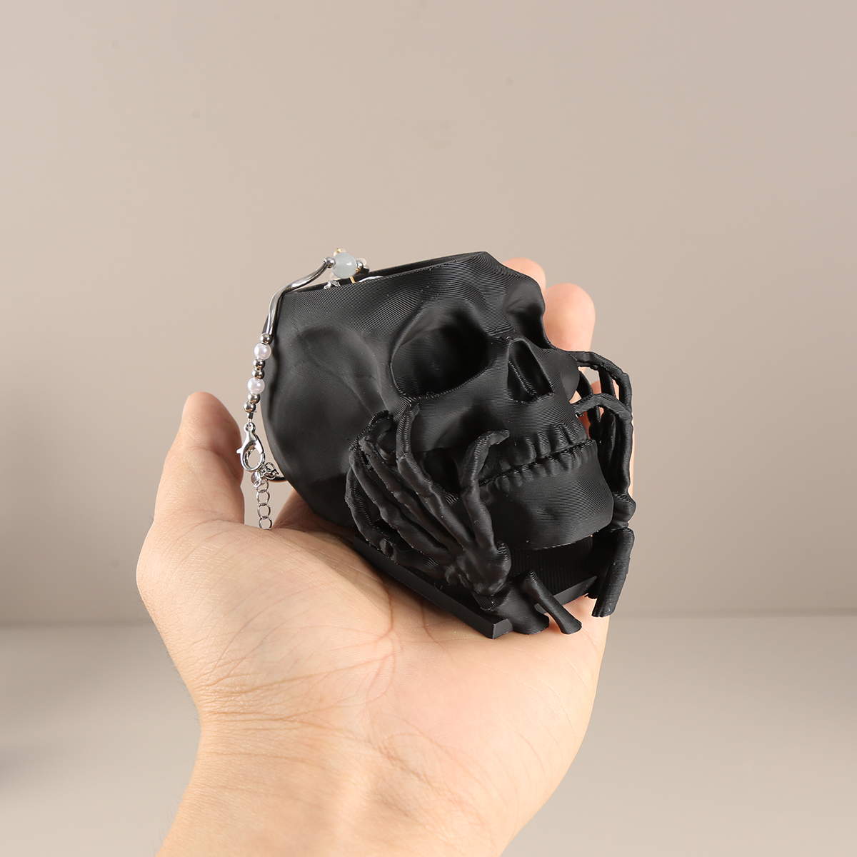 1 Piece Dark - style Skull wit - 3D Printing Jewelry 评论和价格