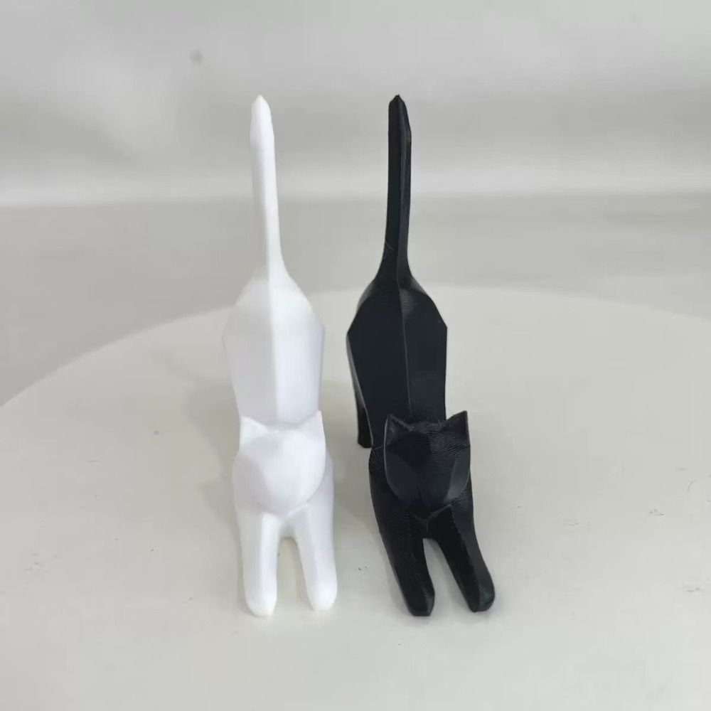 Mini Kitten Ring Storage Rack  - 3D Printing Jewelry 评论和价格
