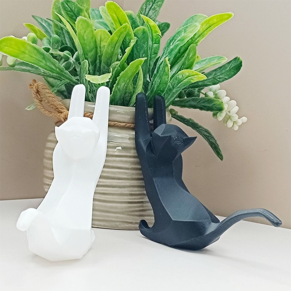 Mini Kitten Ring Storage Rack  - 3D Printing Jewelry 评论和价格