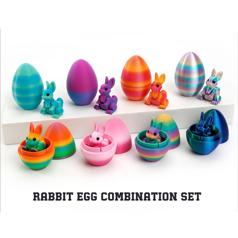 3D Printed Rabbit Eggs Figurin - 3D Printing Rabbit 评论和价格