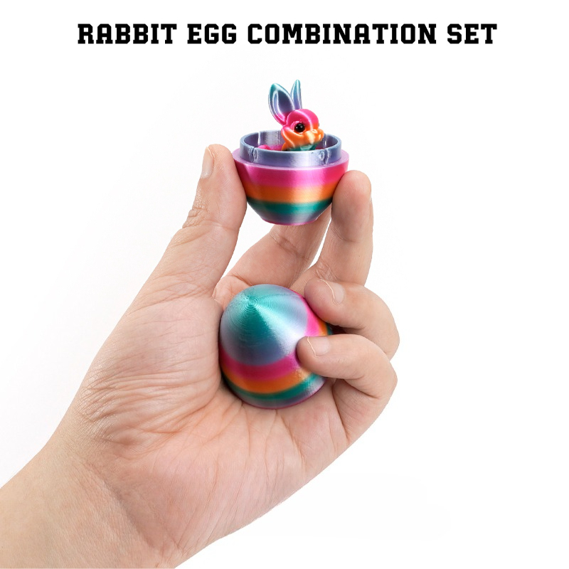 3D Printed Rabbit Eggs Figurin - 3D Printing Rabbit 评论和价格