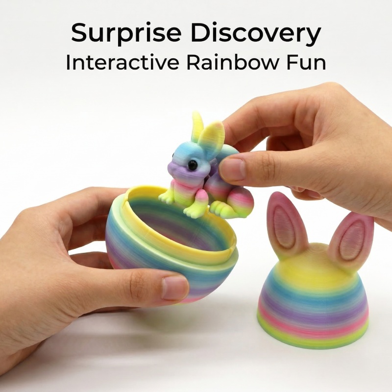 Cute 3D Printed Rabbit Eggs Wi - 3D Printing Rabbit 评论和价格