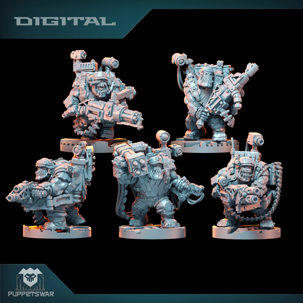 Orc Ultimate Badasses Squad, G - 3D Printing Action Figure 评论和价格