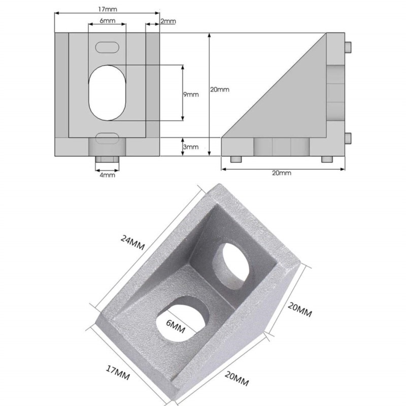 2020 Silver/Black Aluminum Pro - 3D Printer Enclosure Frame 评论和价格