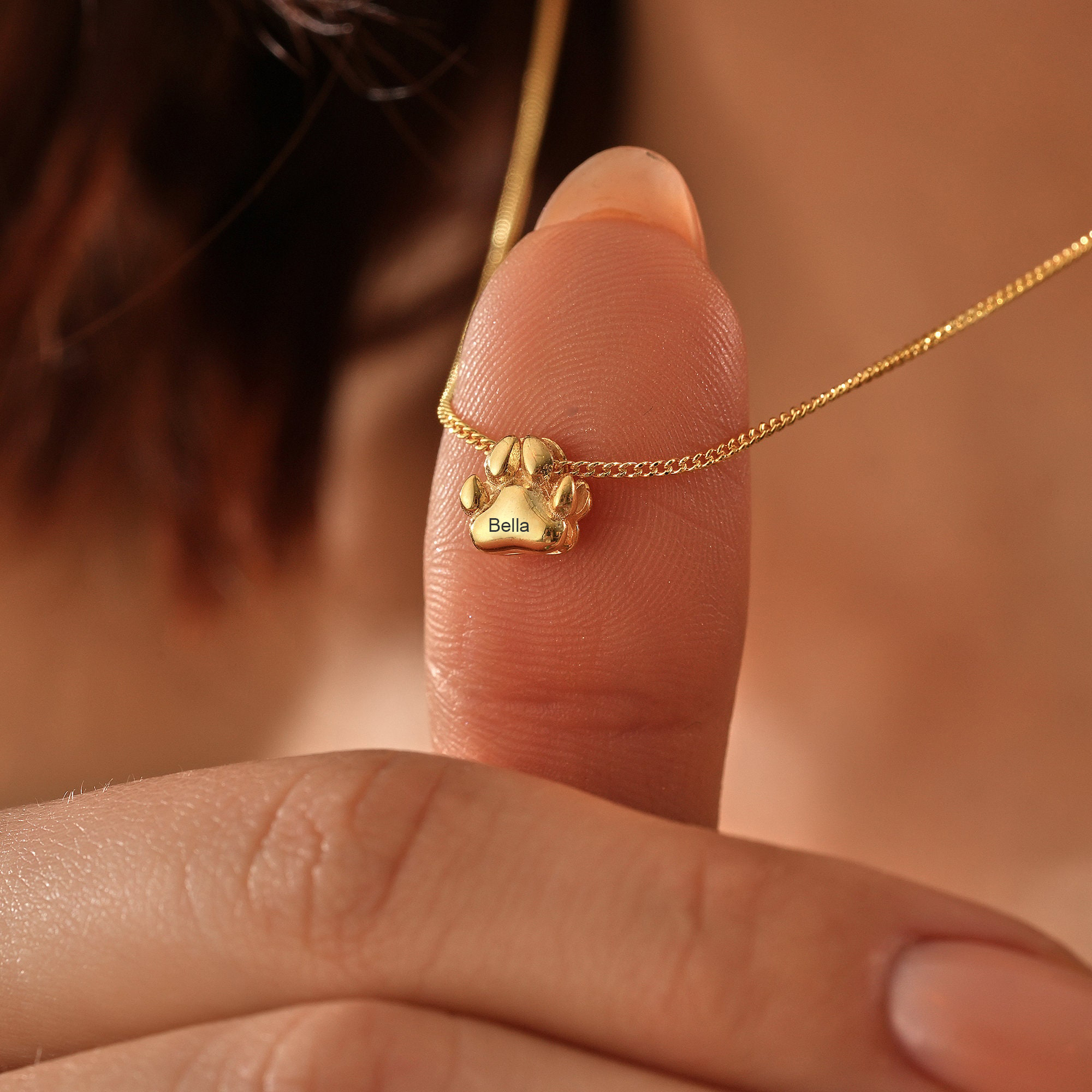Engraving Name Necklace Gift P - 3D Printing Jewelry 评论和价格