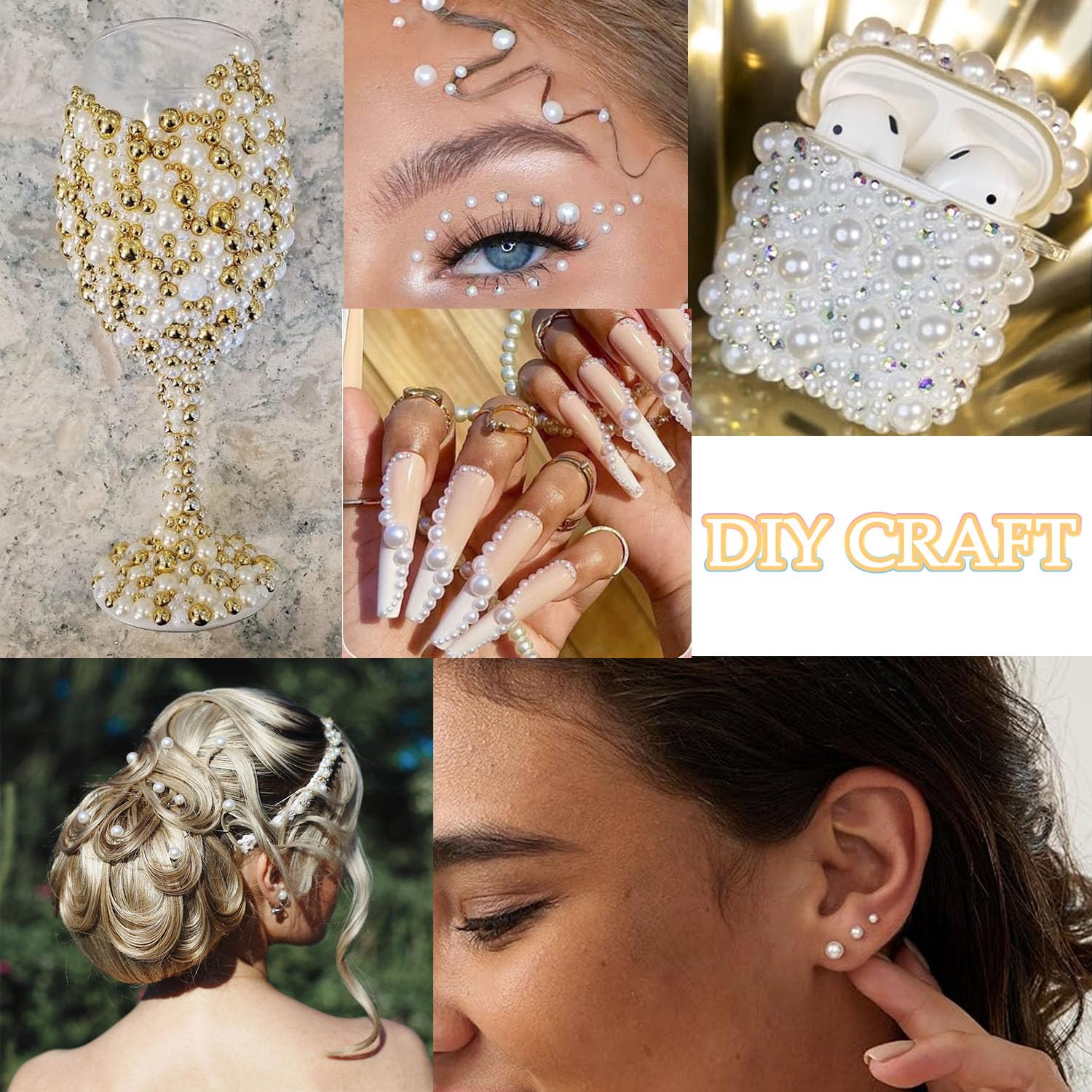 1Box 3800pcs 3D Flatback Pearl - 3D Printing Jewelry 评论和价格