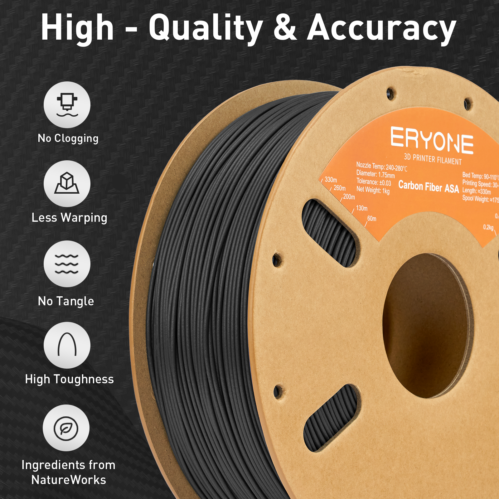 ERYONE 1KG ASA Carbon Fiber Pr - Asa Filament Outdoor 评论和价格