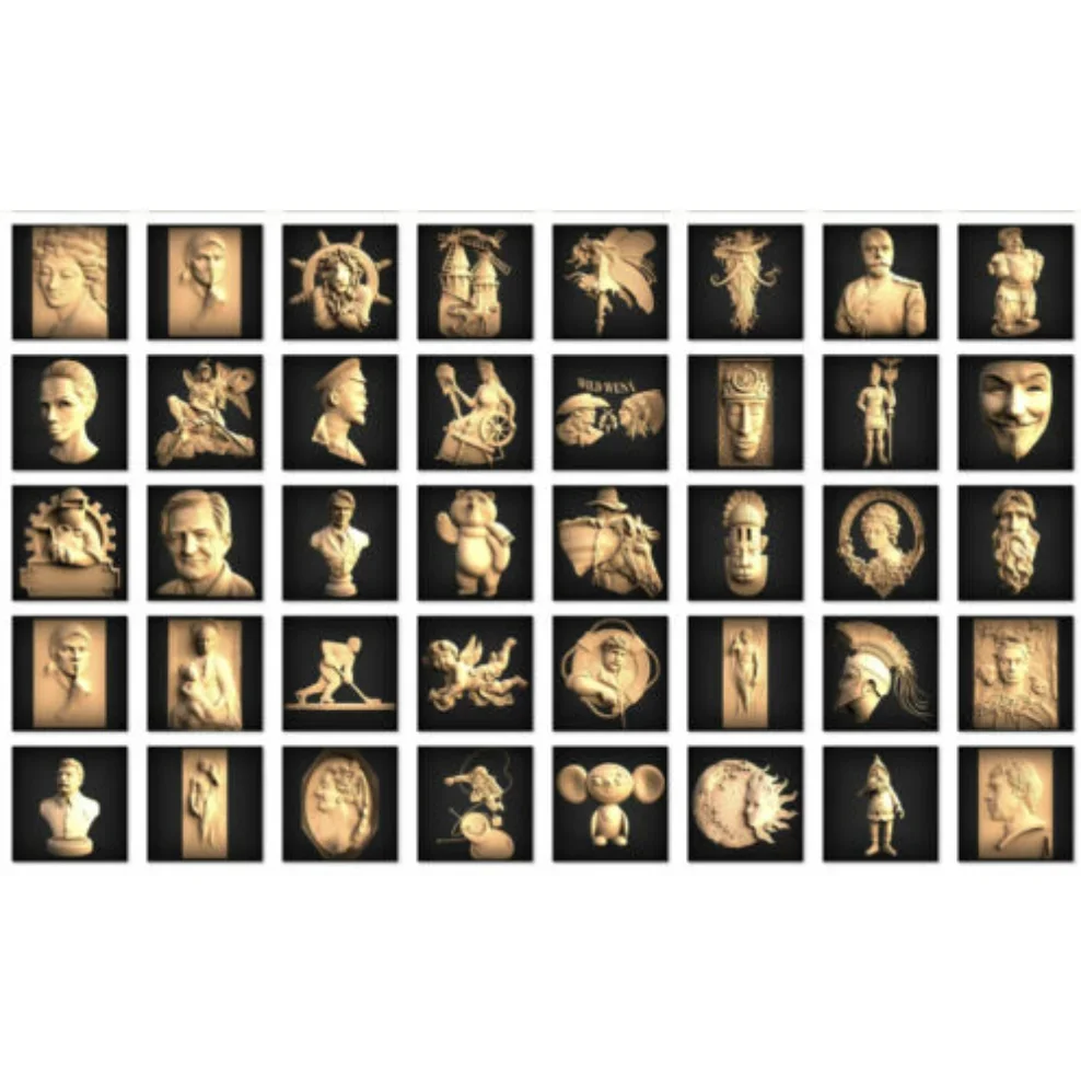CHARACTERS COLLECTION - More T - 3D Printing Files 评论和价格