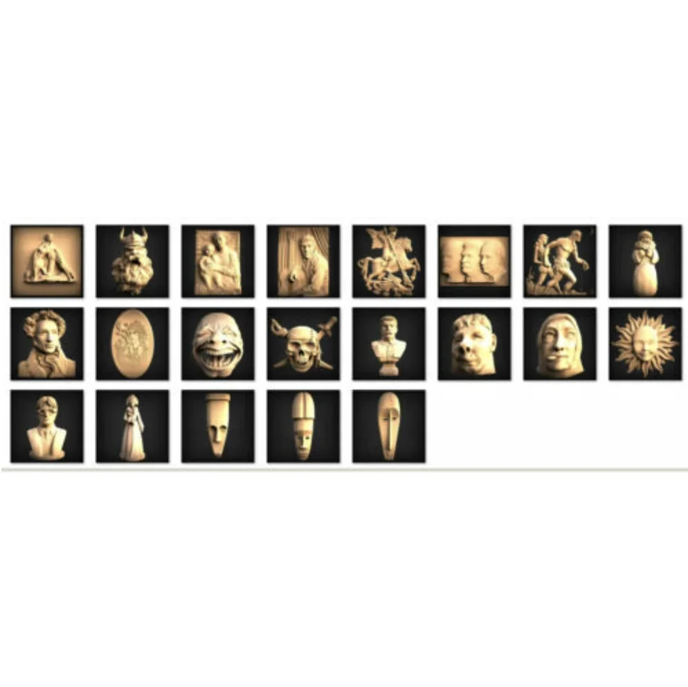 CHARACTERS COLLECTION - More T - 3D Printing Files 评论和价格