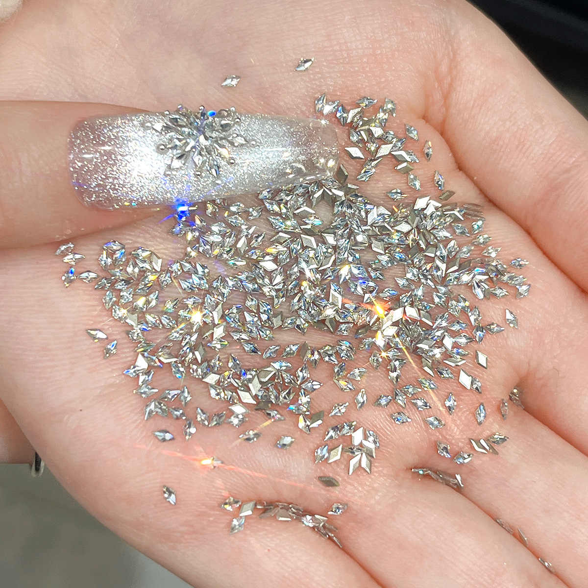 50/100pcs Clear White 3D Mini  - 3D Printing Jewelry 评论和价格