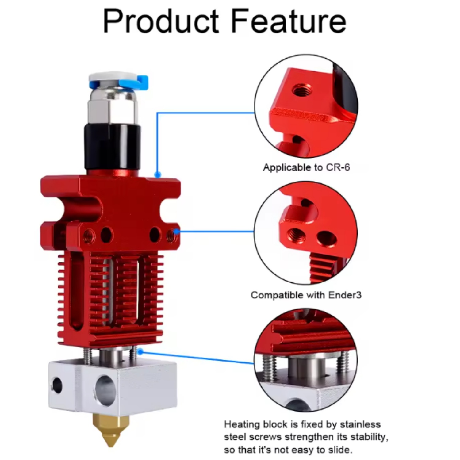 Creality CR-6 SE Hotend Kit, A - 3D Printer Extruder 评论和价格