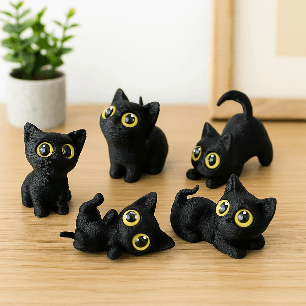 PLA Halloween Cat Anime Figure - 3D Printing Character 评论和价格