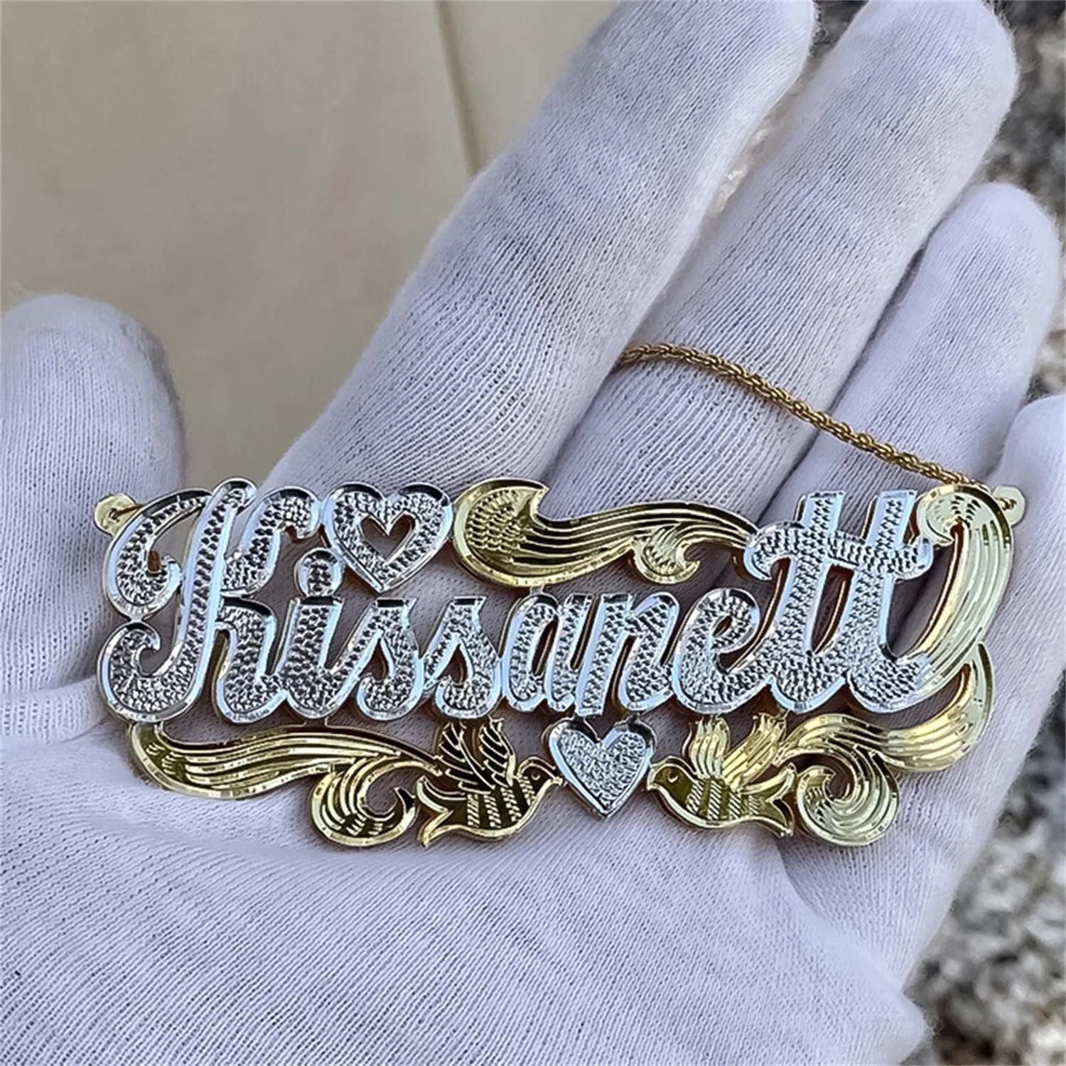 Zciti Custom Name Necklace 18K - 3D Printing Jewelry 评论和价格