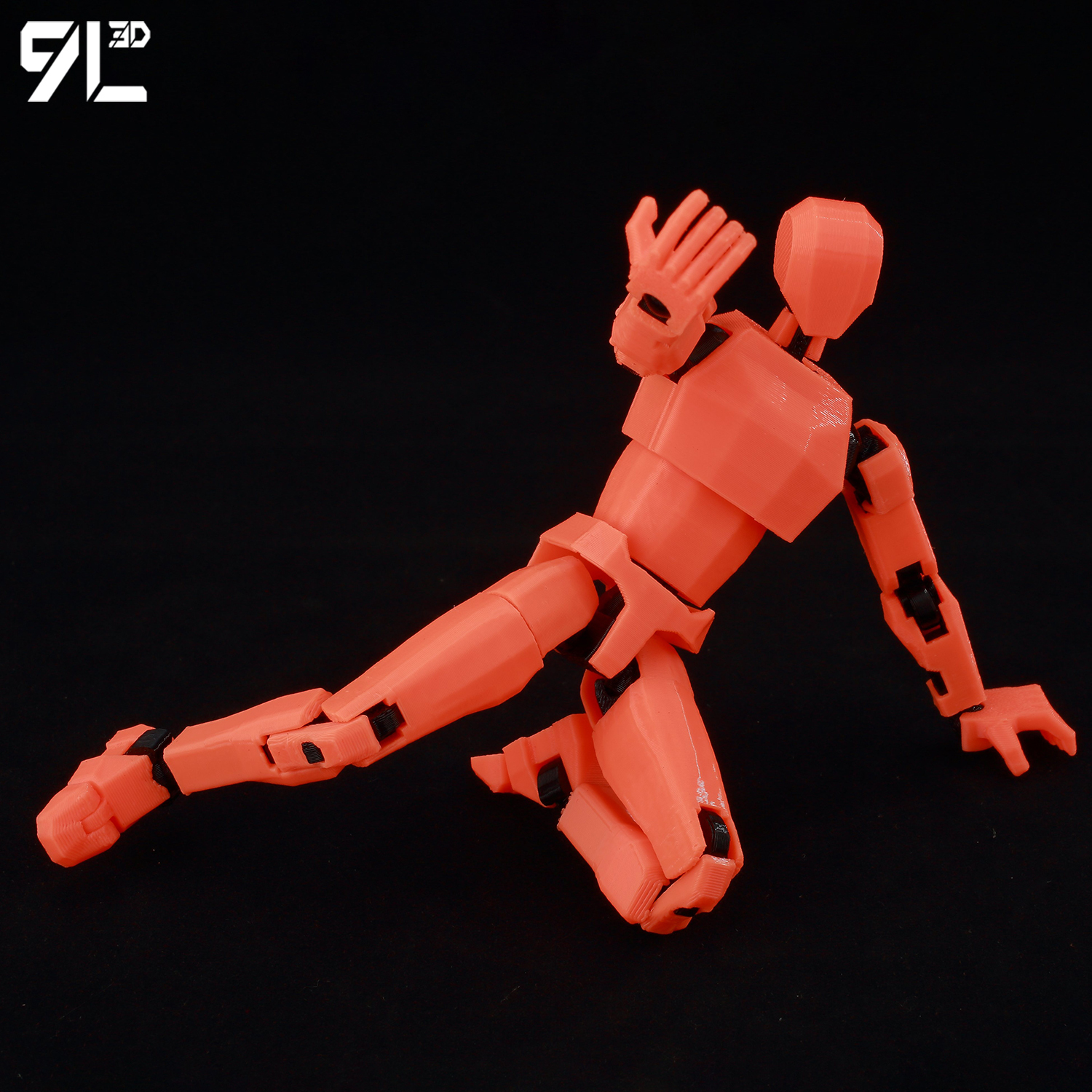 9L 3D Printed Articulated Dumm - 3D Printing Action Figure 评论和价格
