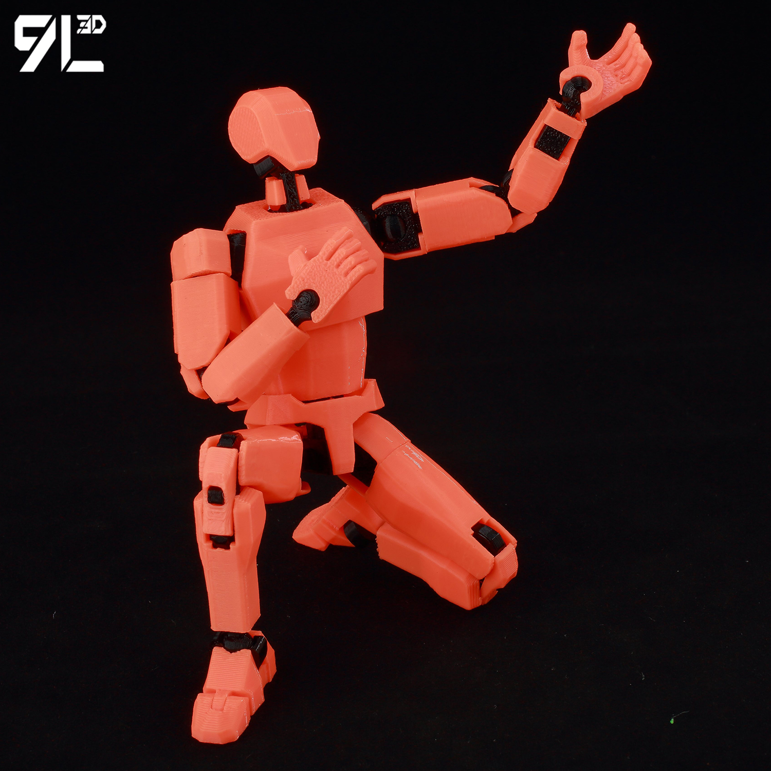 9L 3D Printed Articulated Dumm - 3D Printing Action Figure 评论和价格