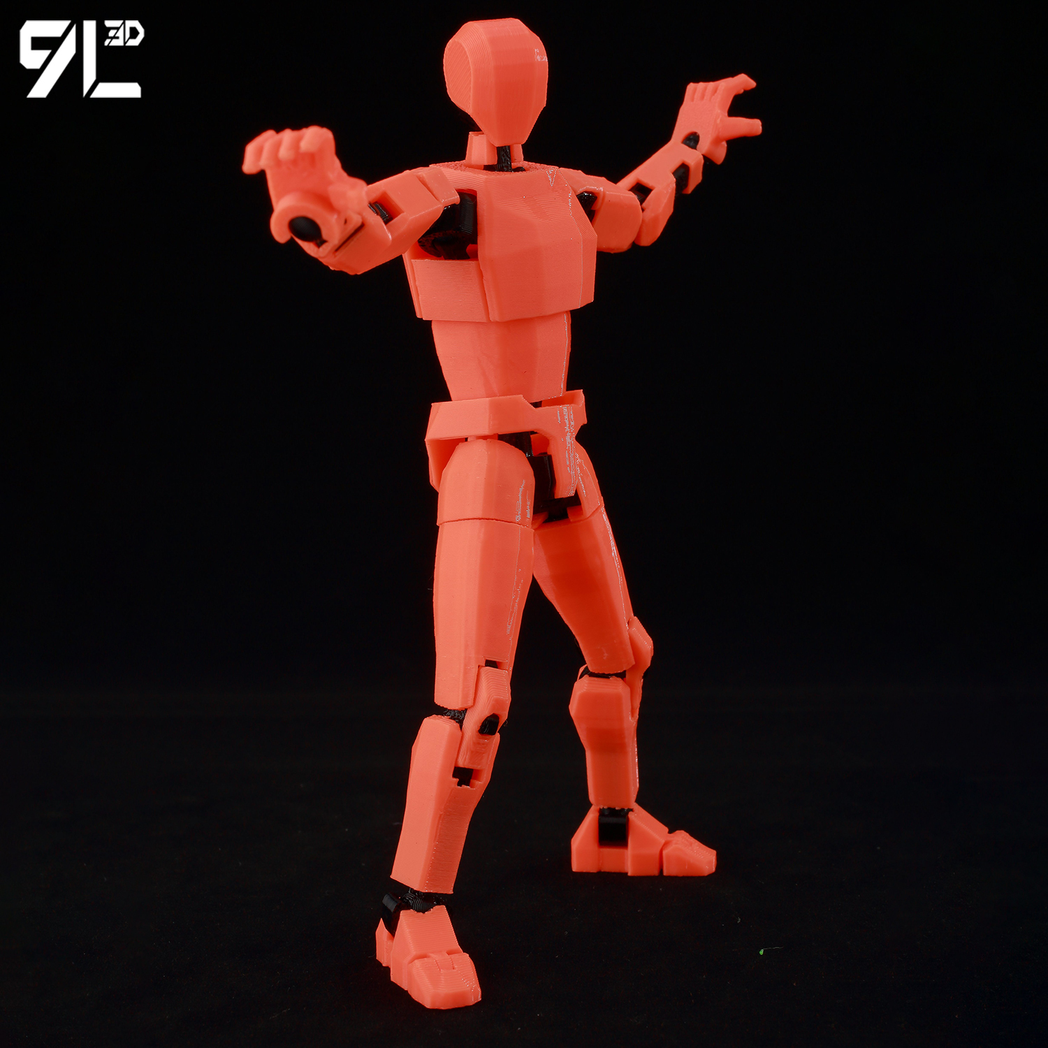 9L 3D Printed Articulated Dumm - 3D Printing Action Figure 评论和价格