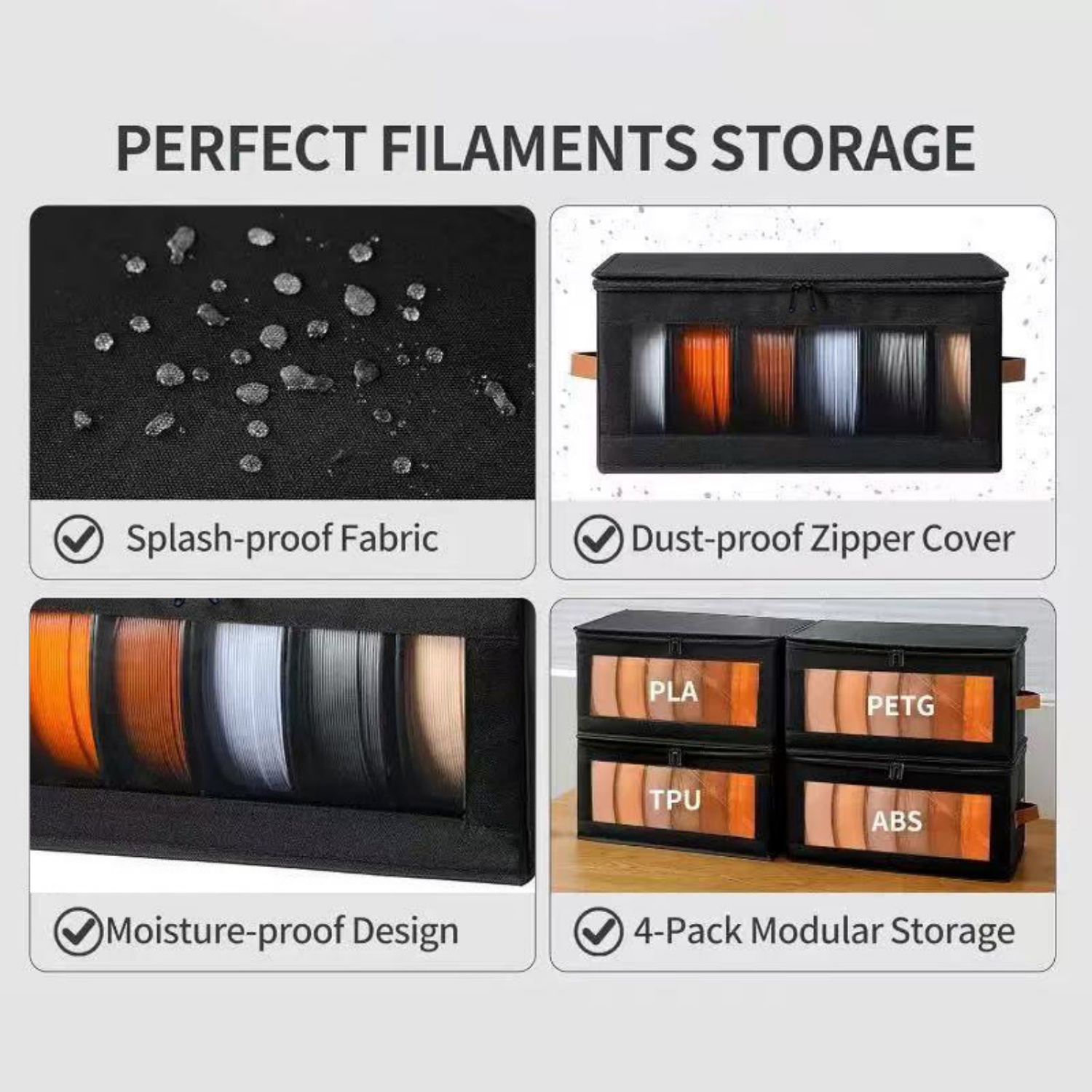1/2/4pcs 3D Printer Filament S - 3D Printing Case 评论和价格