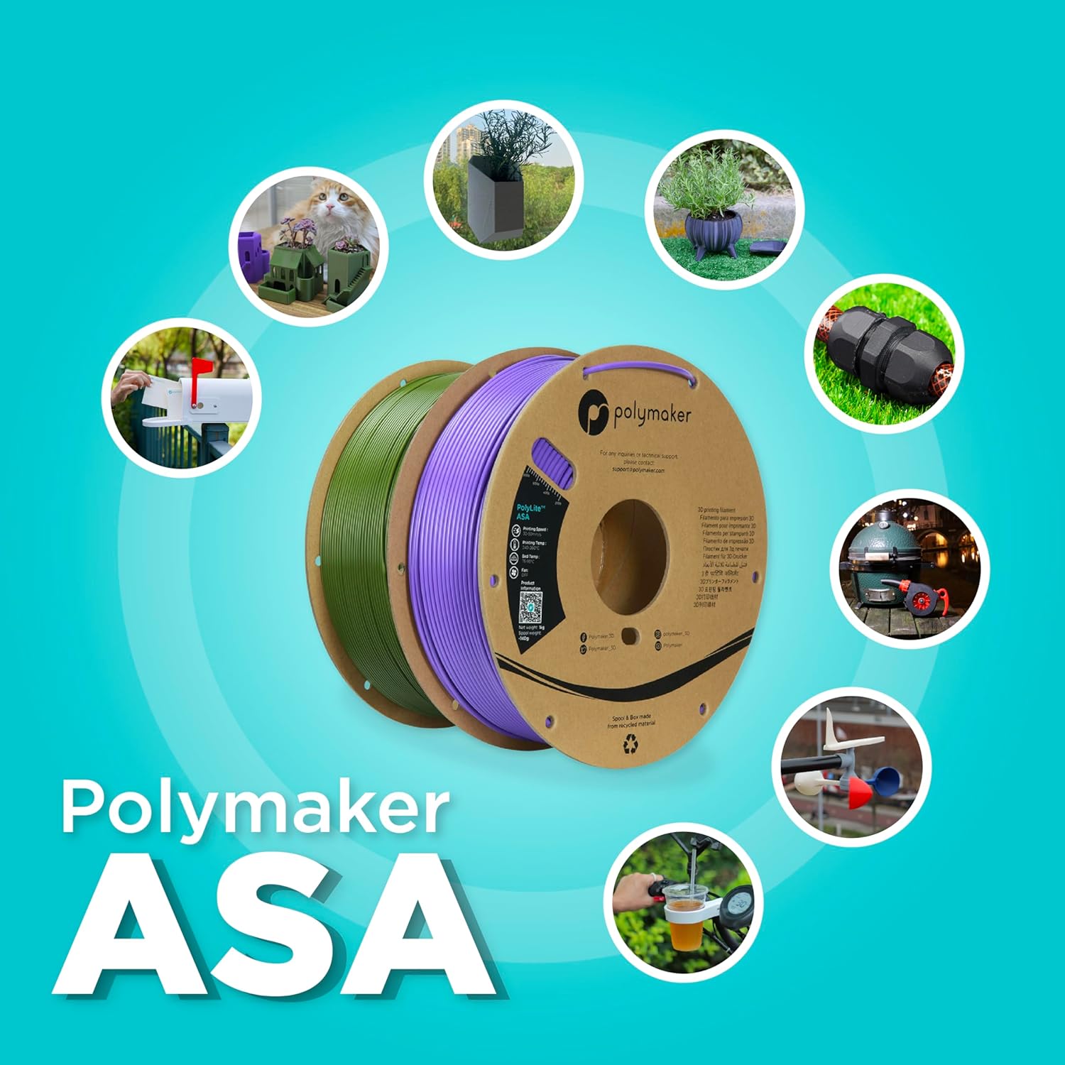 ASA 3D Printing Filament 1.75m - Asa Filament Outdoor 评论和价格