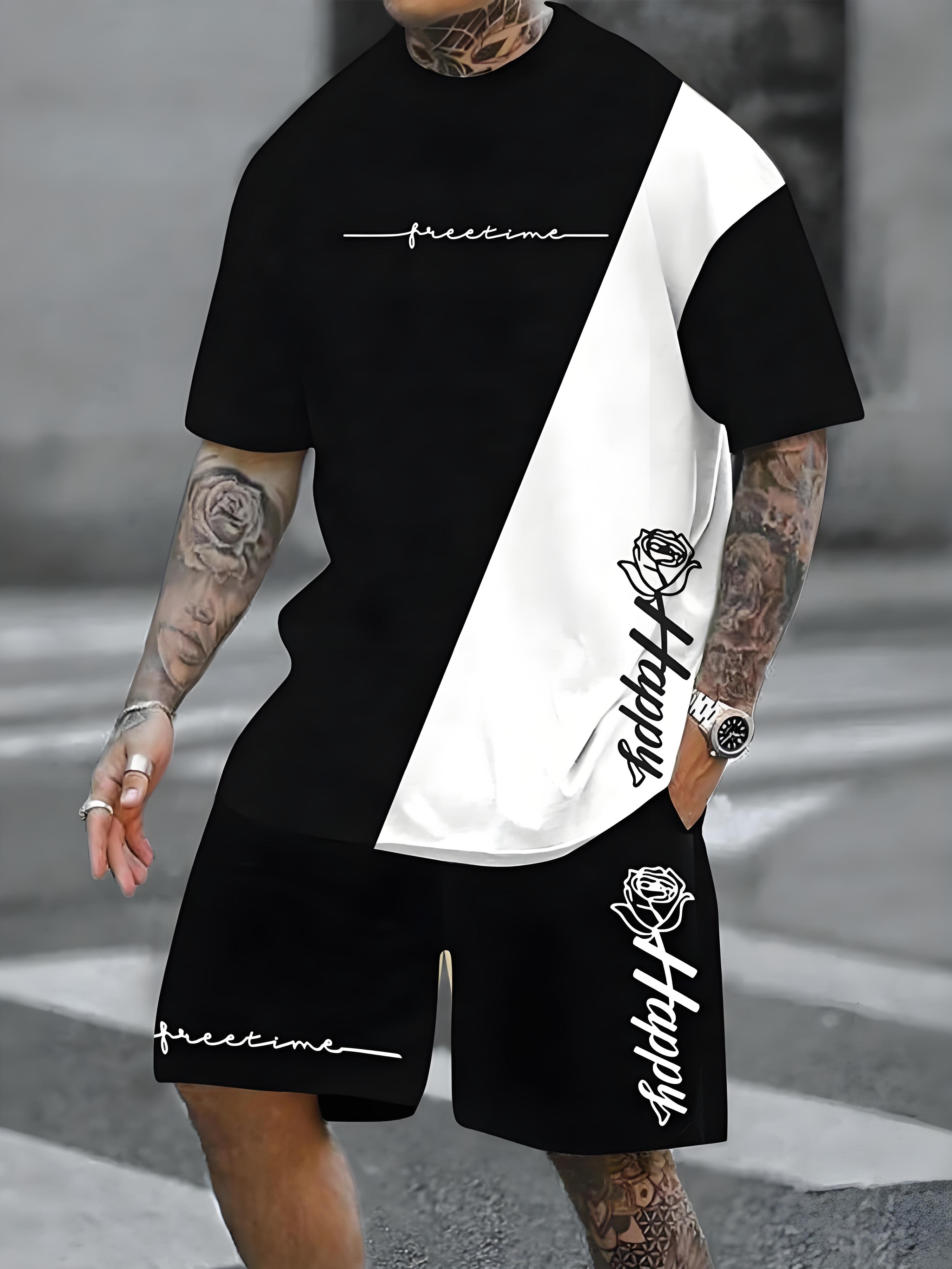 New Plus Size Men's T-shirt An - 3D Printing Jersey 评论和价格